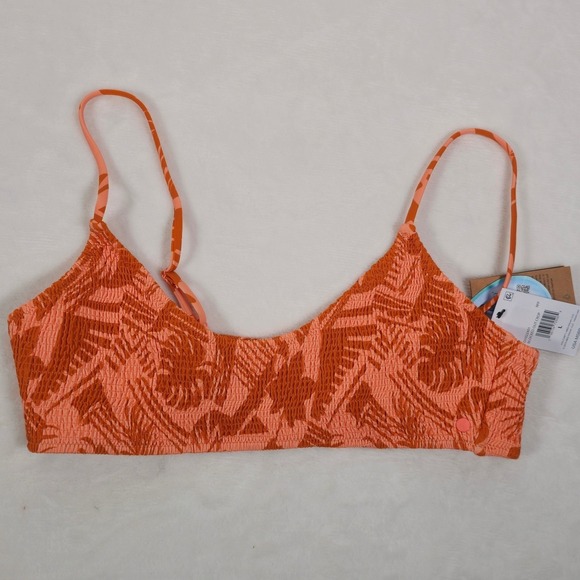 Volcom Orange Patterned Bikini - Picture 3 of 7